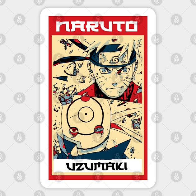 naruto uzumaki Sticker by FIFTY CLOTH